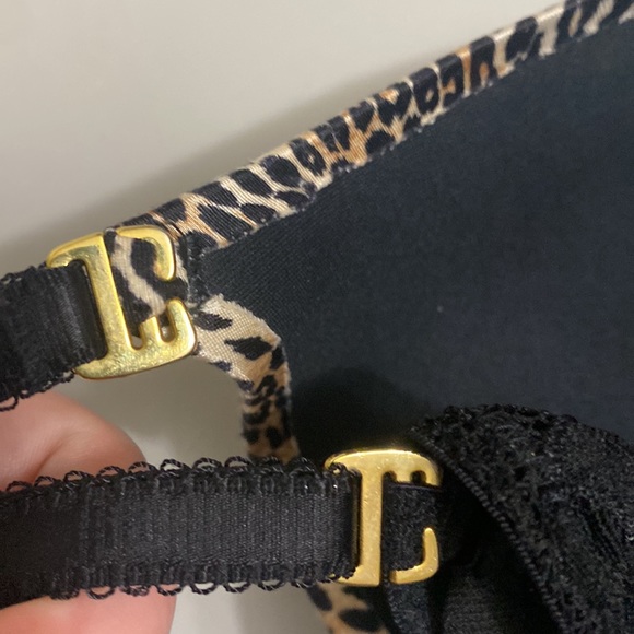 RARE Victoria's Secret Leopard Print Air Push-Up Bra Size 36D - Picture 9 of 12